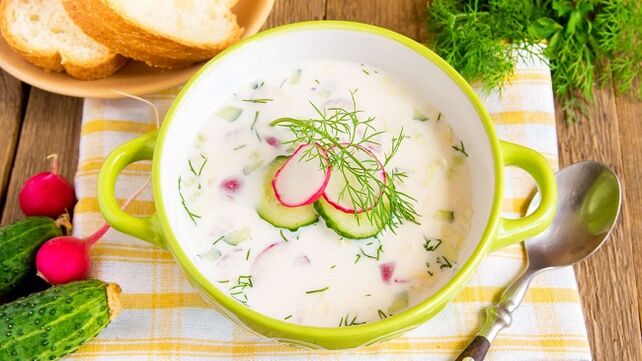 jak gotować okroshkę na diecie Dukana