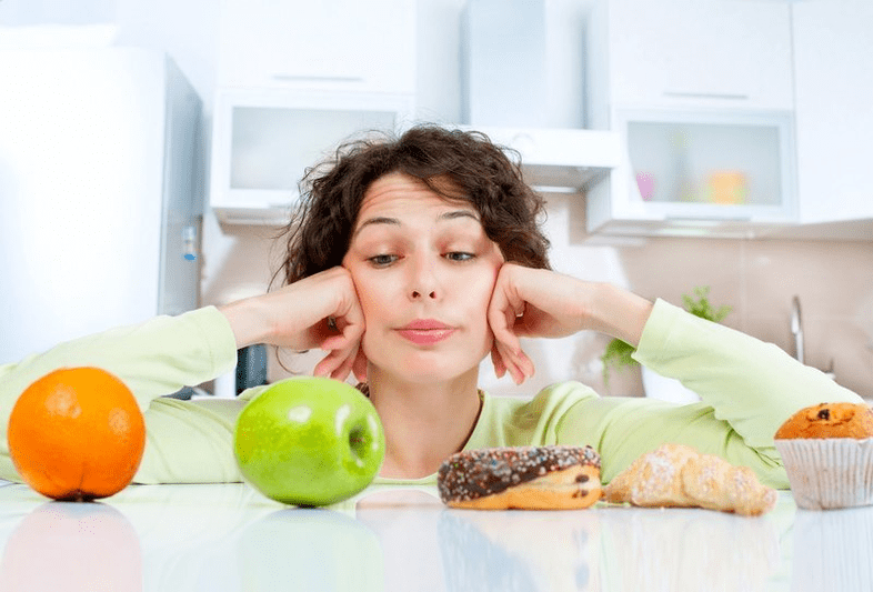 zdrowe i niezdrowe jedzenie podczas odchudzania